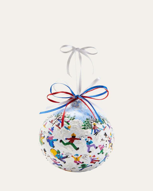 Winter Snow Scene Ornament